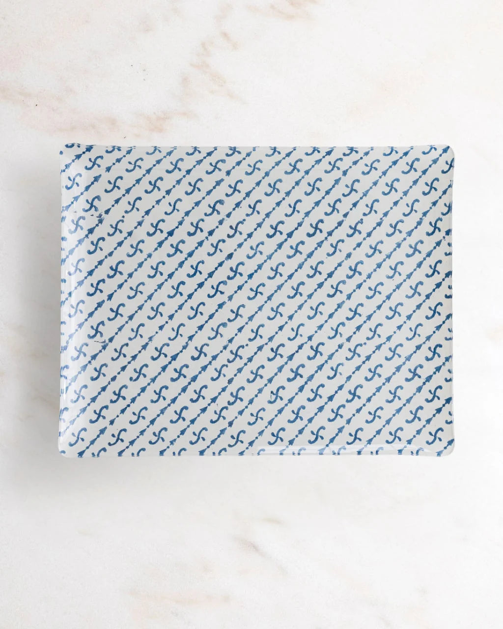 Brooks Block Print Tray by Proper Table