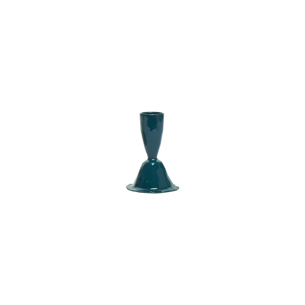 Candle Holder Blue - Short