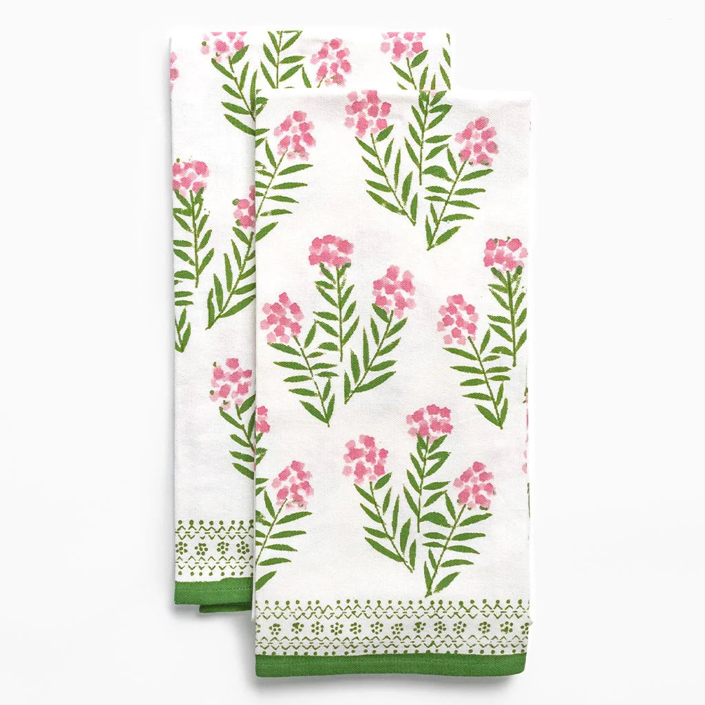 Pomegranate Tea Towels - Set of Two
