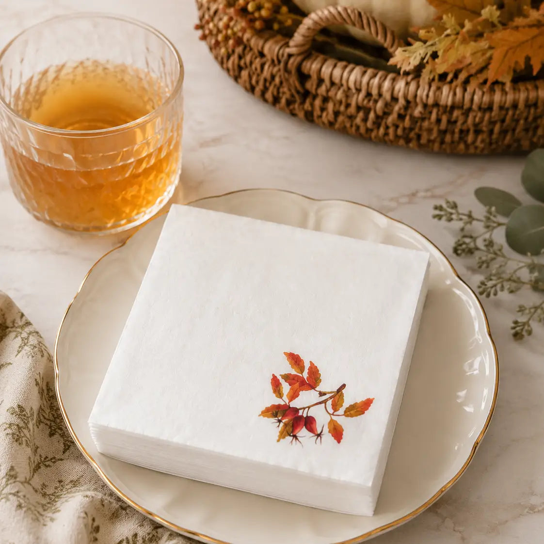 Fall Leaves Cocktail Napkins