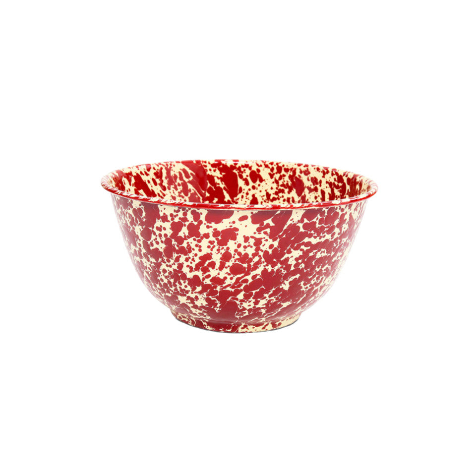 Crow Canyon Large Salad Bowl in Splatterware