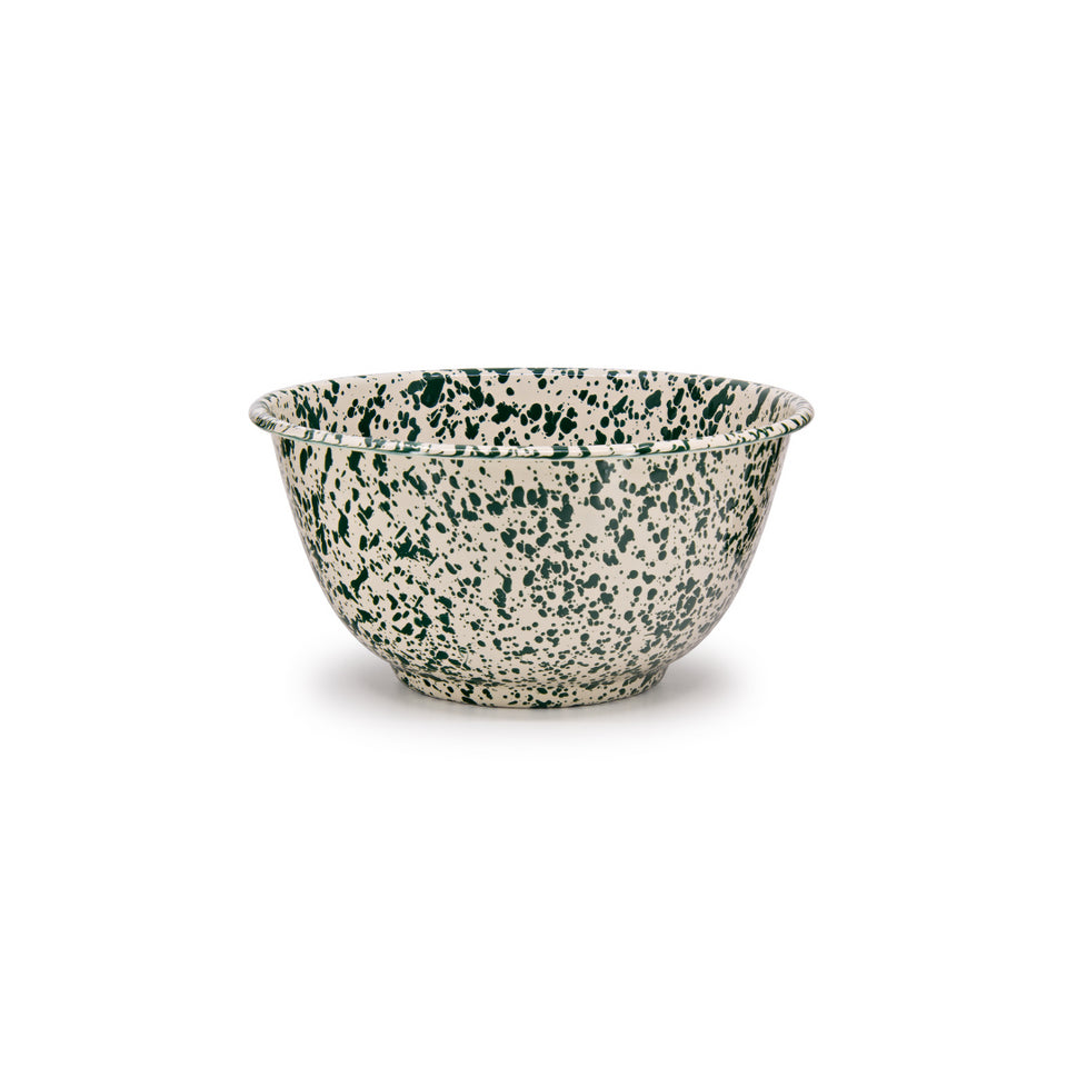 Crow Canyon Large Salad Bowl in Splatterware
