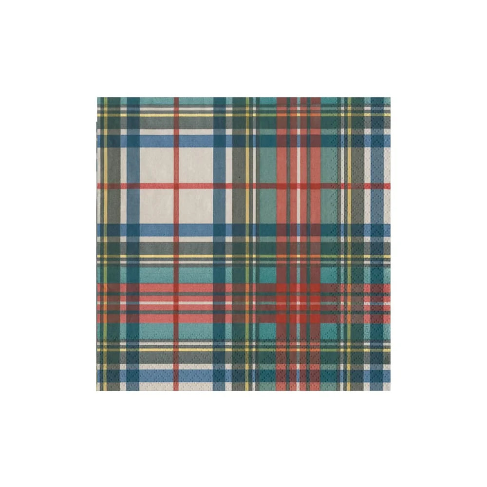 Stewart Tartan Caspari Napkins