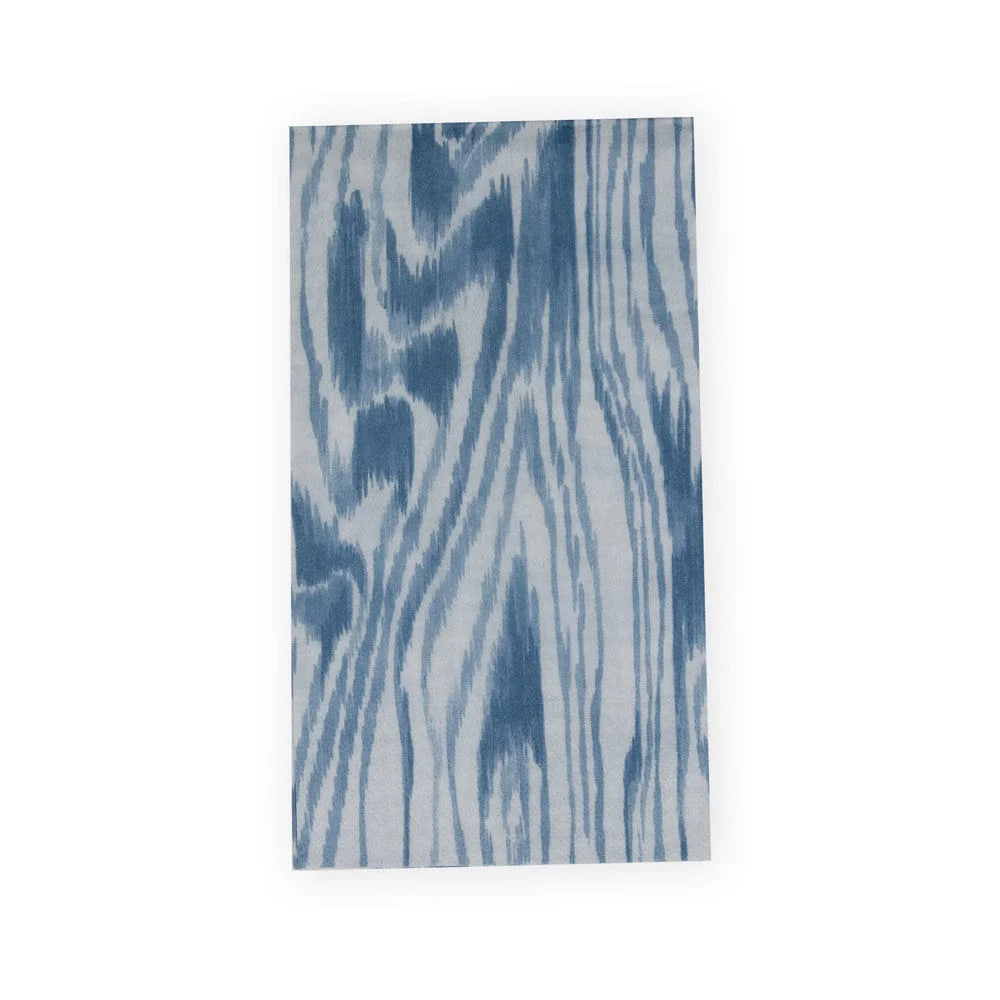 Caspari Woodgrain Napkin in color Stone Blue