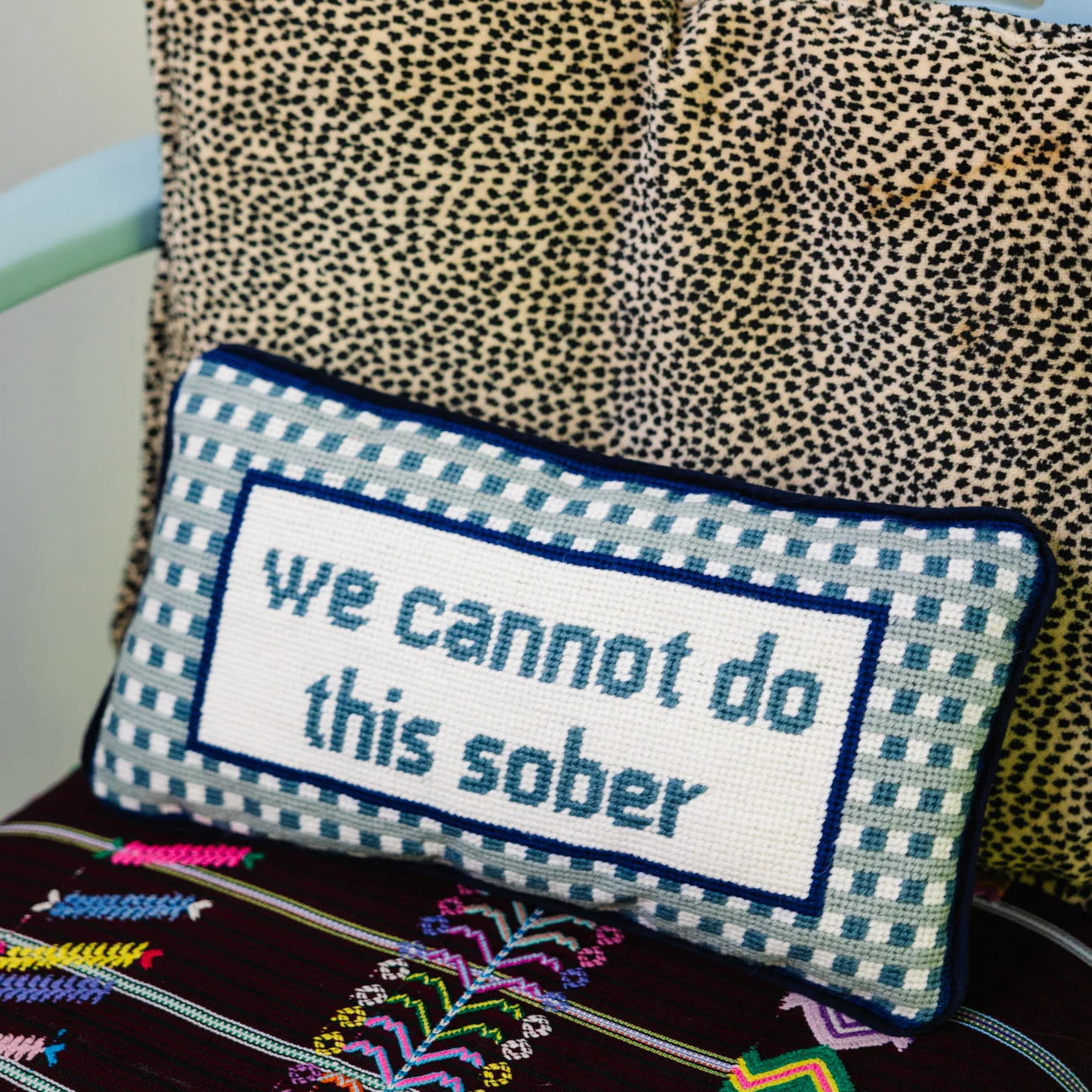 Furbish Needlepoint Pillows