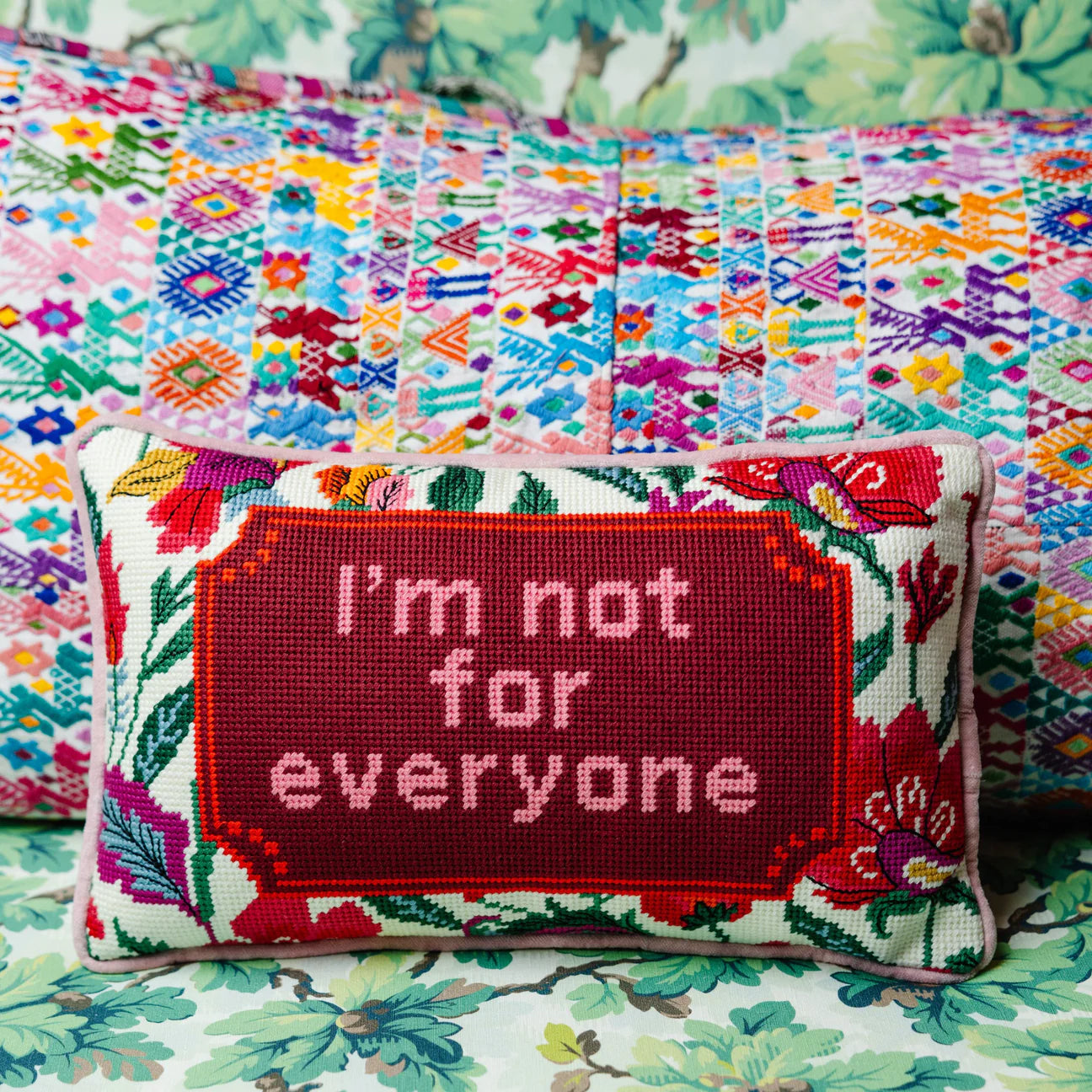 Furbish Needlepoint Pillows