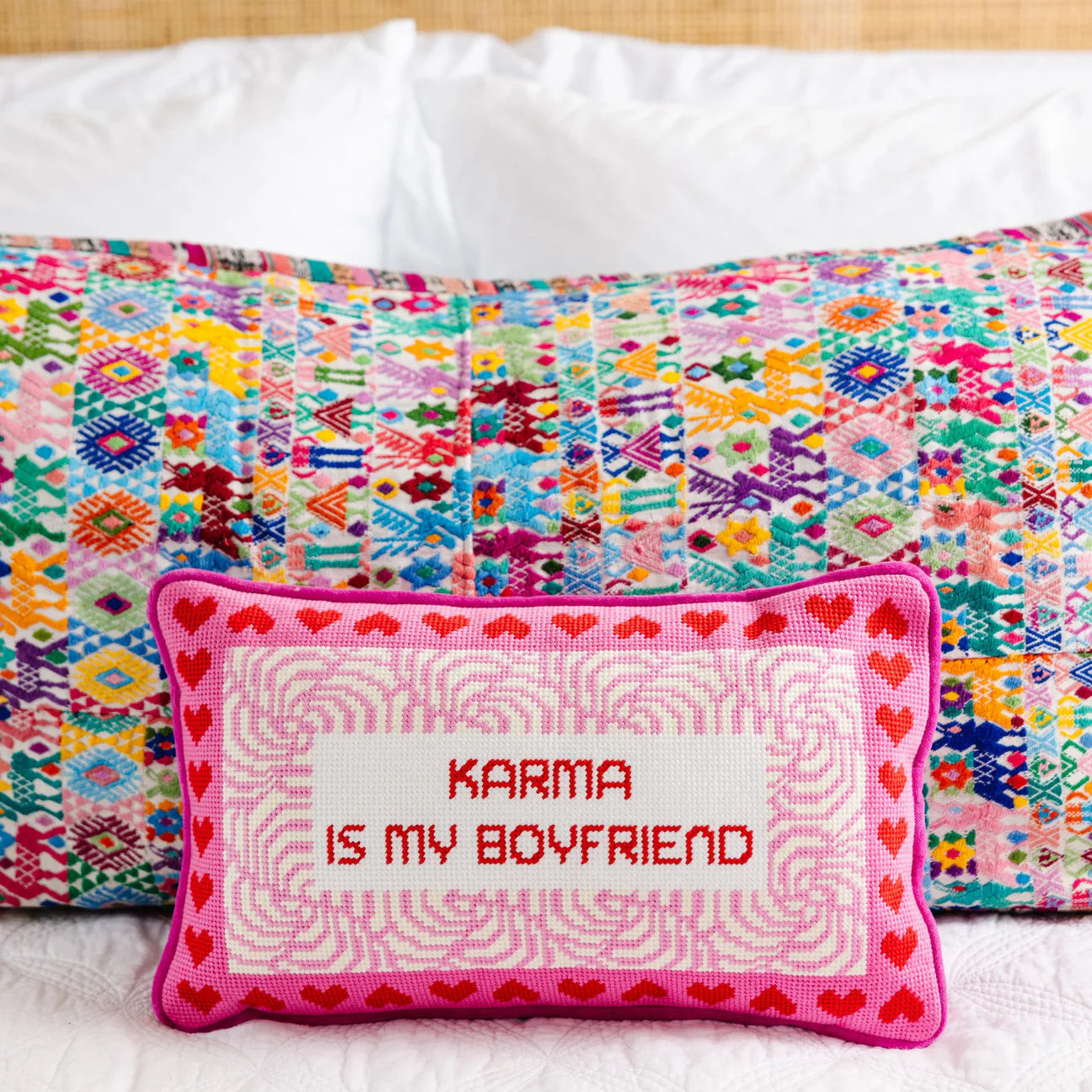 Furbish Needlepoint Pillows