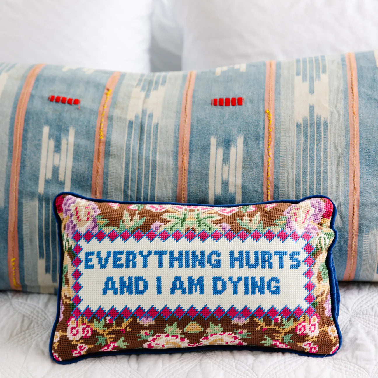 Furbish Needlepoint Pillows