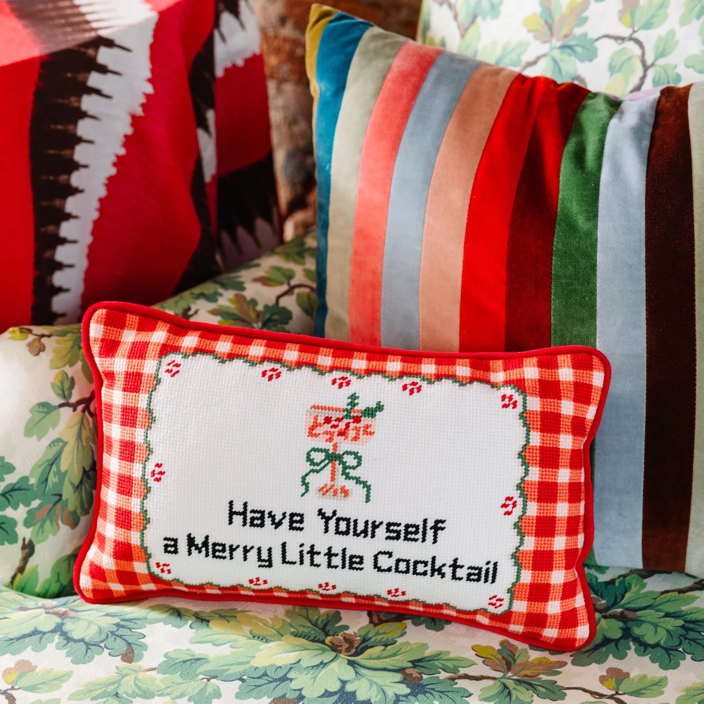Furbish Needlepoint Pillows
