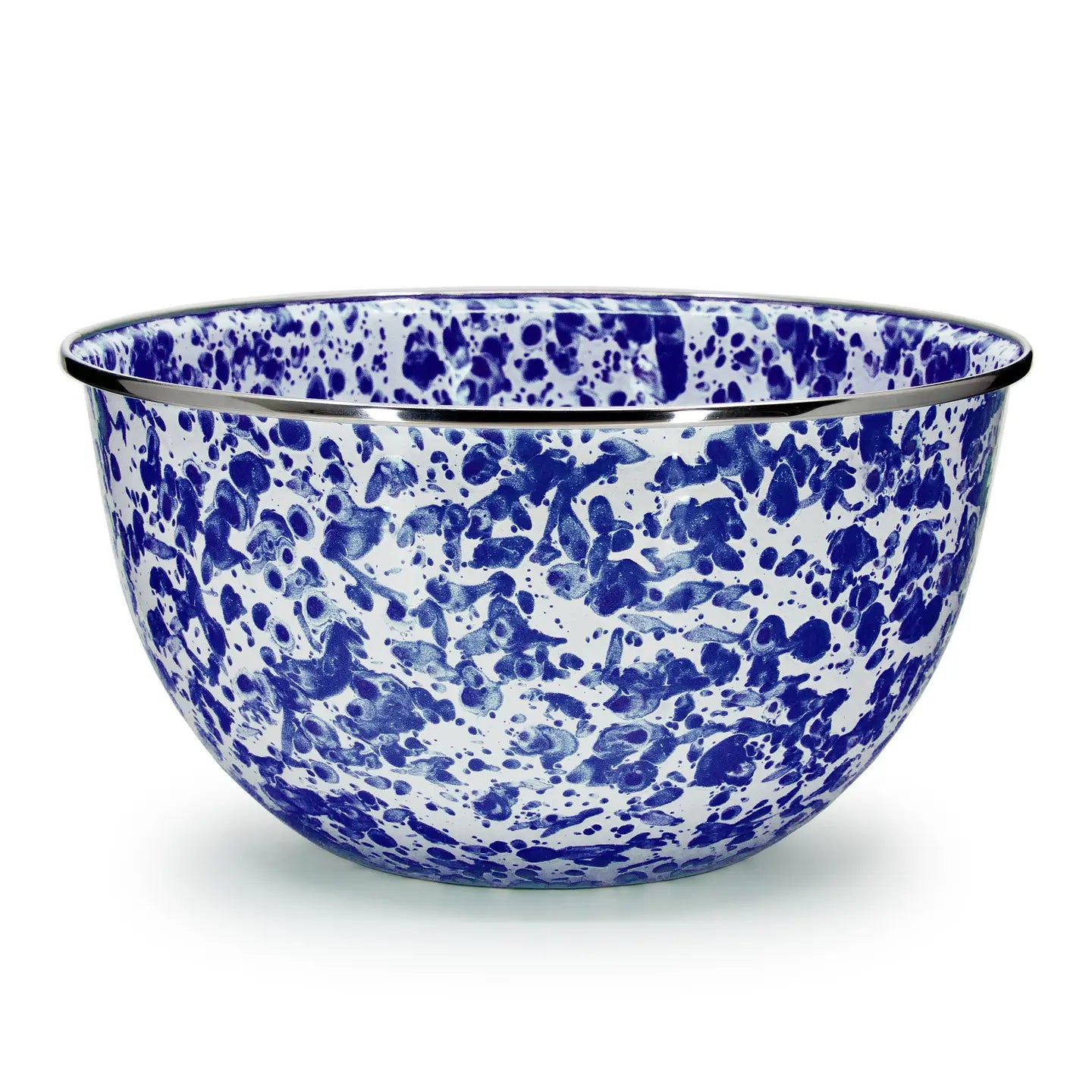 Golden Rabbit Cobalt Swirl Large Salad Bowl