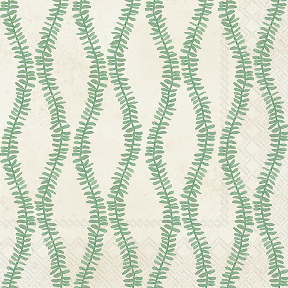 Leaf and Stem Green Napkins
