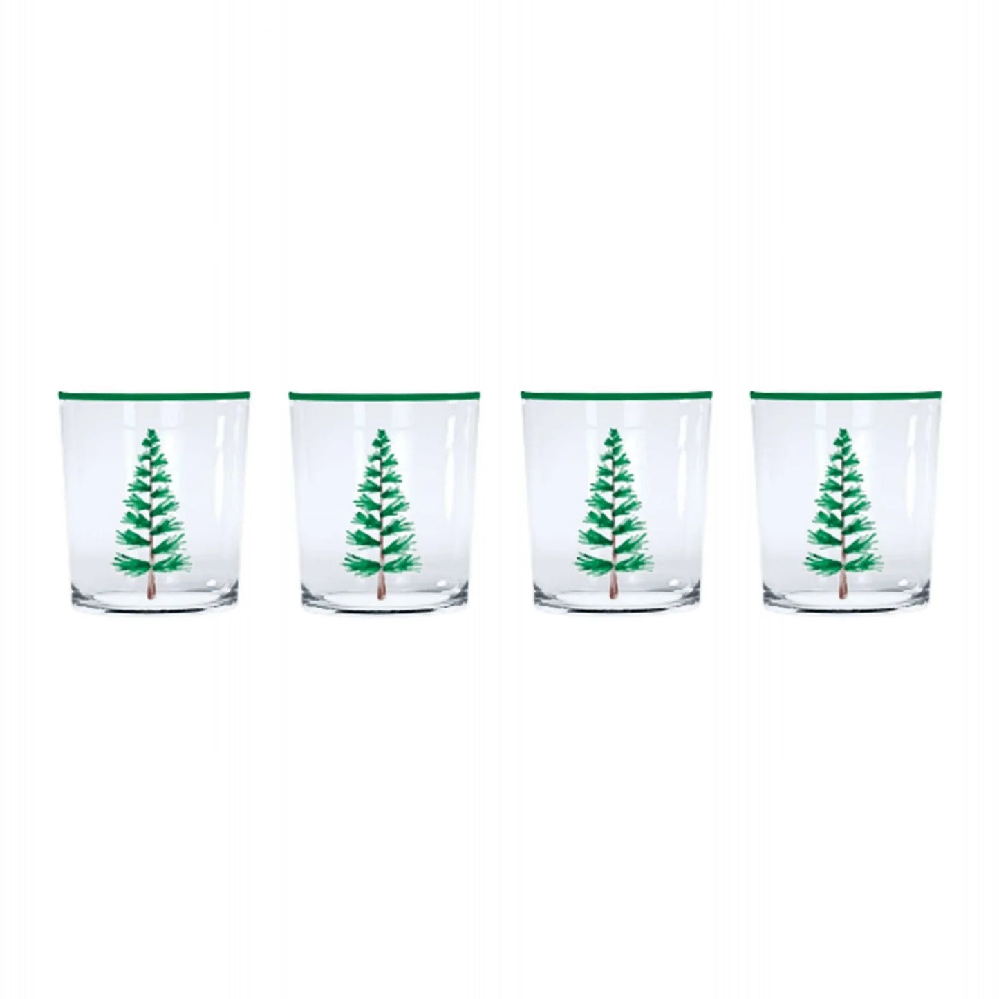 Mariposa Woodland Tree Old Fashioned Glasses