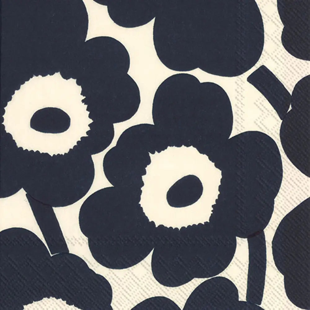 Dark Blue Nature Marimekko Cocktail napkin