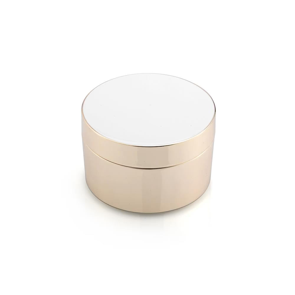 Addison Ross 3" white and Gold Box