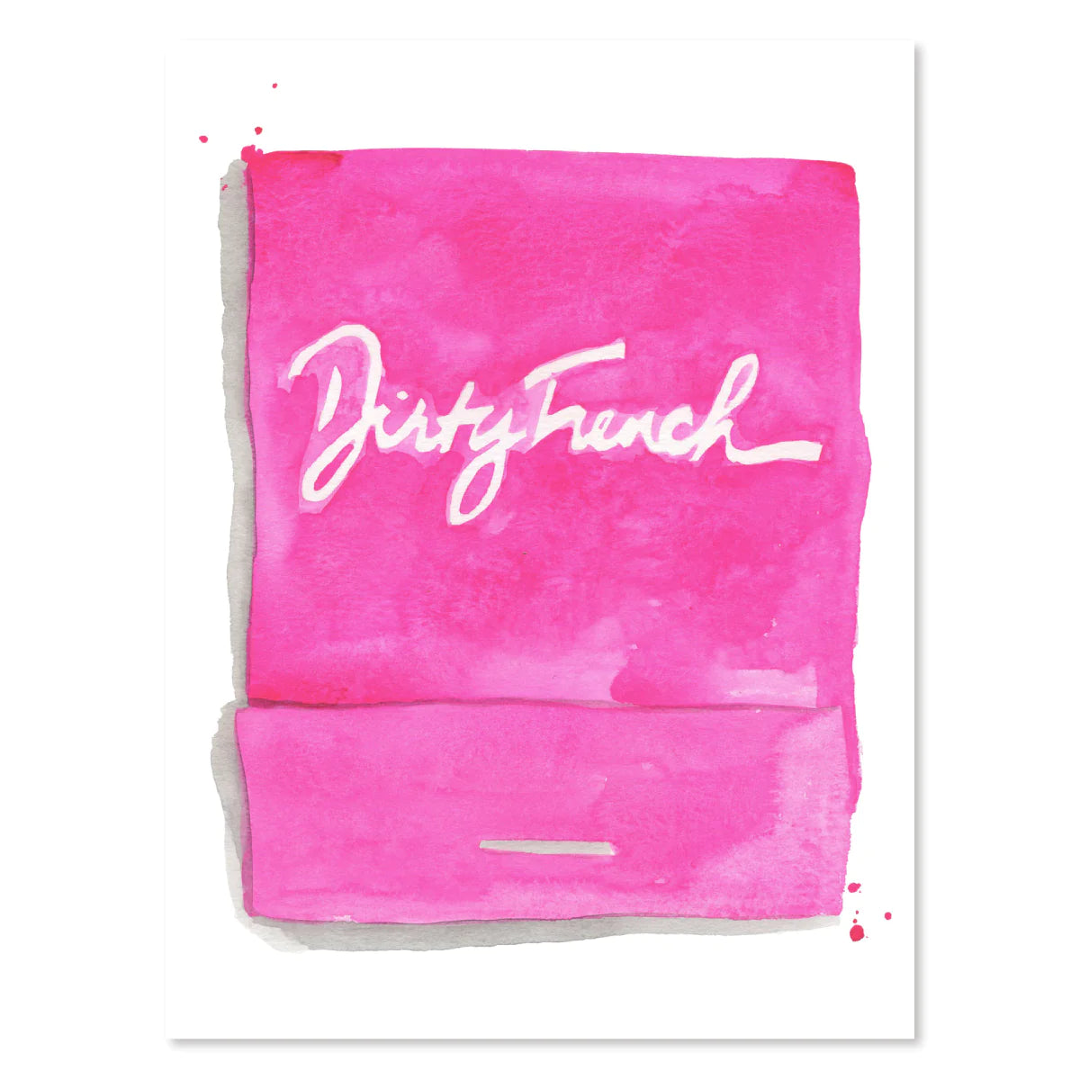 Small Matchbook Watercolor Print - 5 x 7"