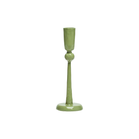 Candle Stick Holder Sage Tall