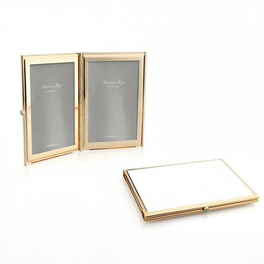 Addison Ross  2x3 White & Gold Frame