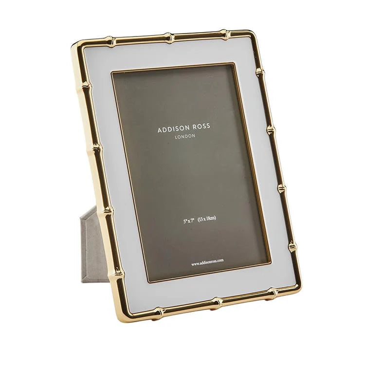 Addison Ross Gold Bamboo Frame - White