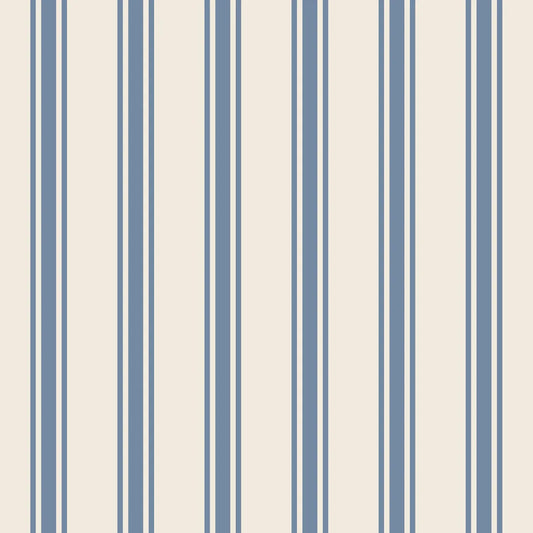 Hester & Cook Cornflower Blue Linen Stripe Napkin