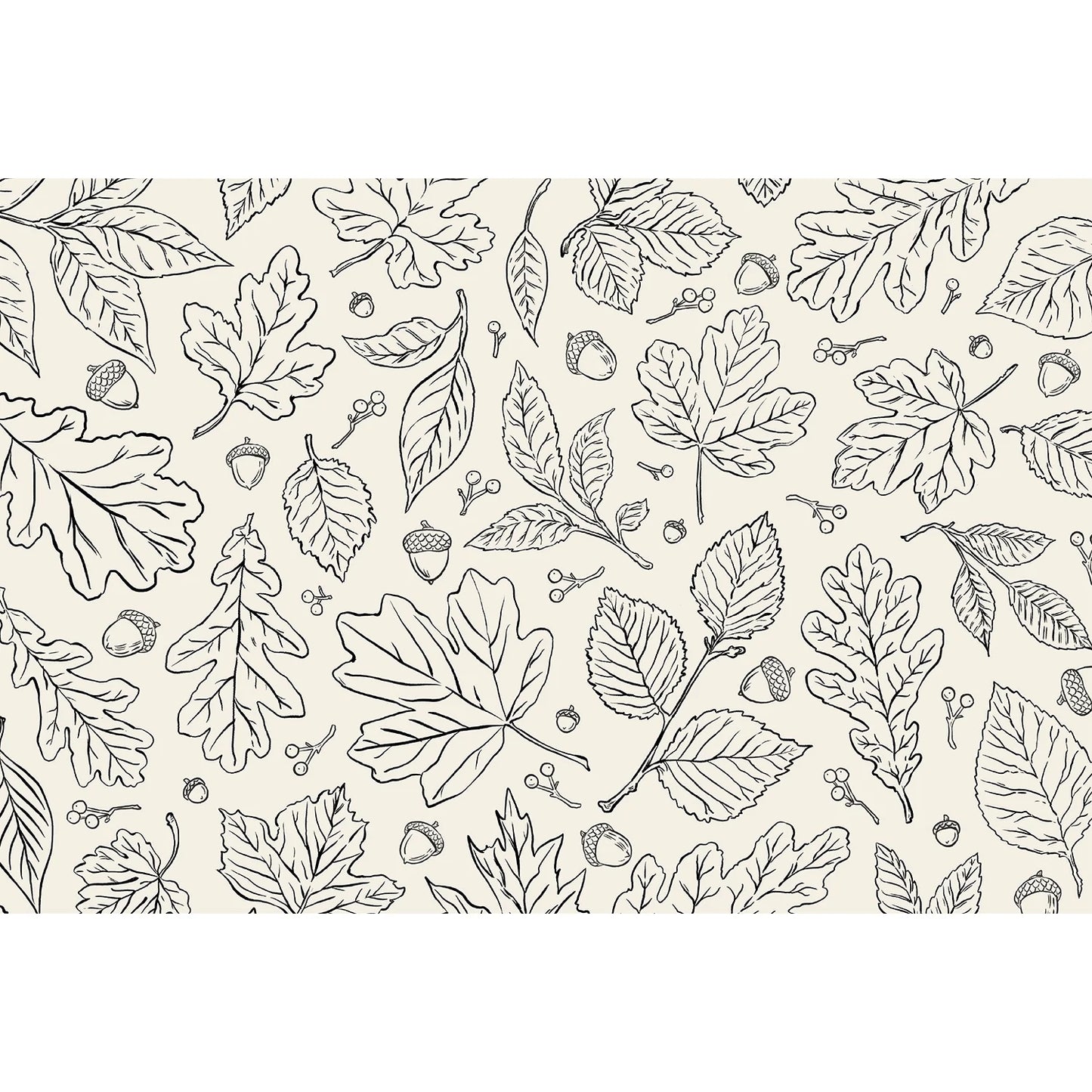 Coloring Leaves Placemats