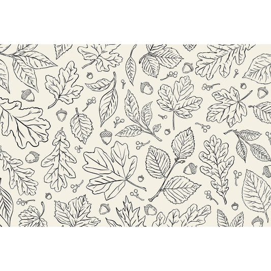 Coloring Leaves Placemats