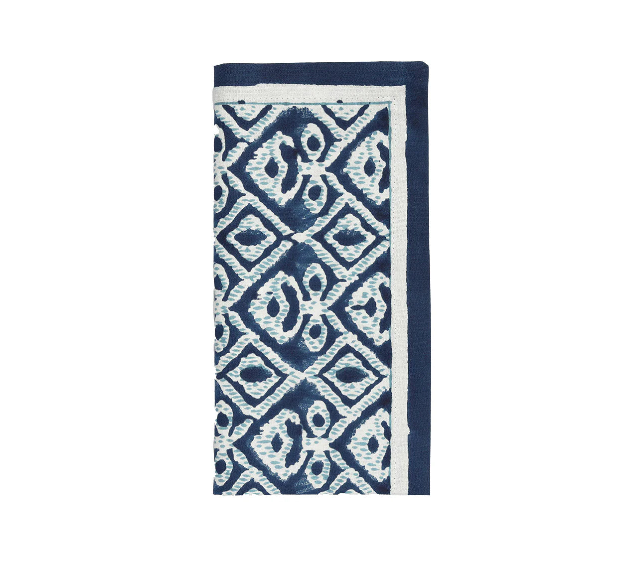 Kim Seybert Alfresco Napkin in Navy & Blue