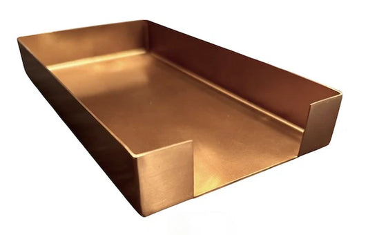 Brass Plated Guest Towel Tray