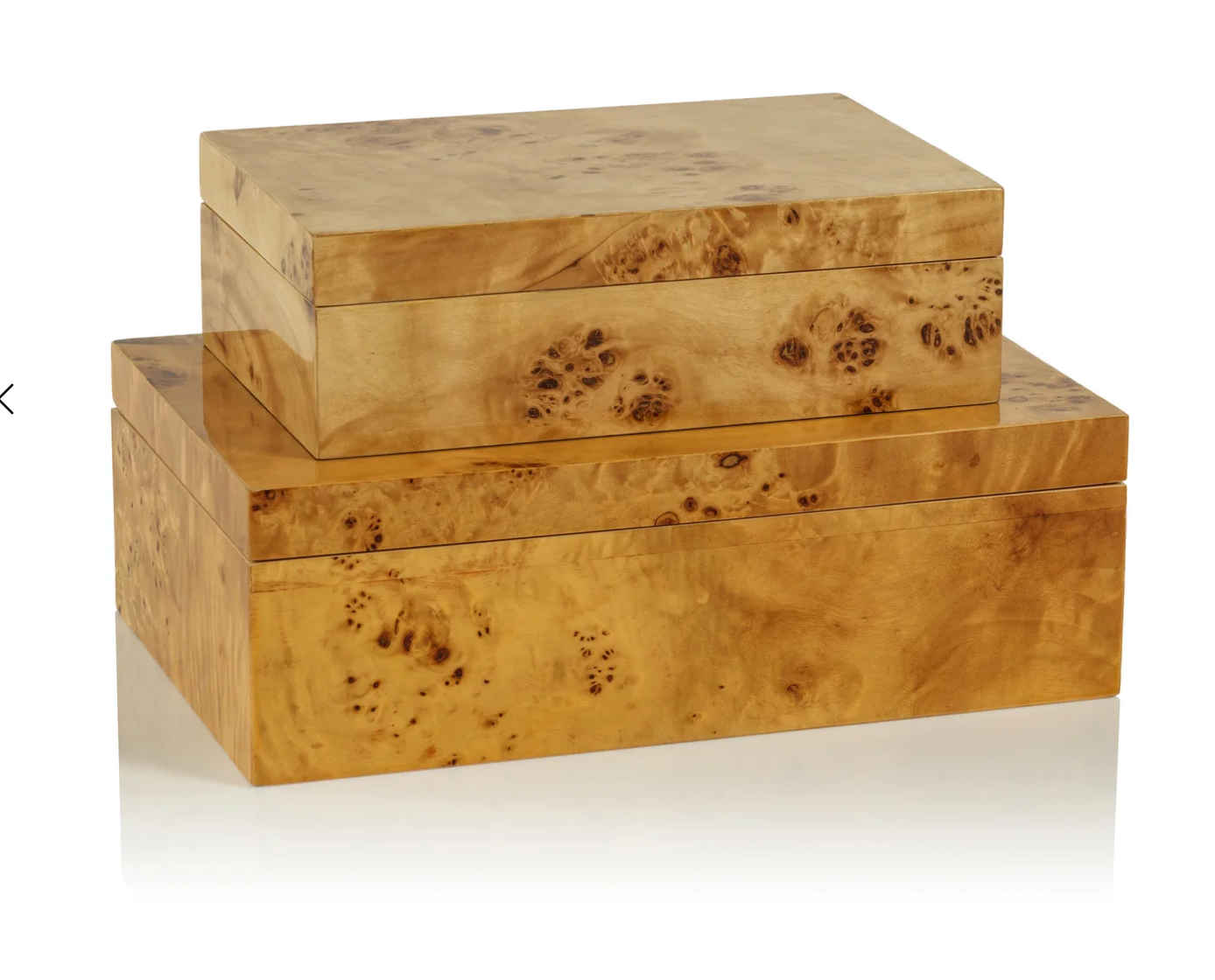 Burl Wood Boxes