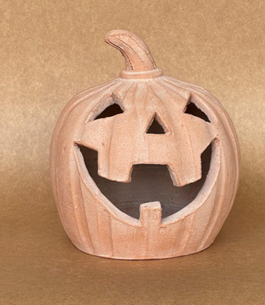 Carved Pumpkin in Natural