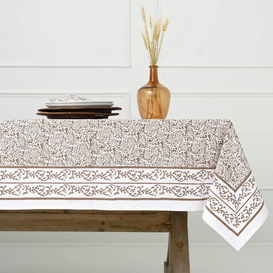 Pomegranate Tapestry Dark Chocolate Tablecloth