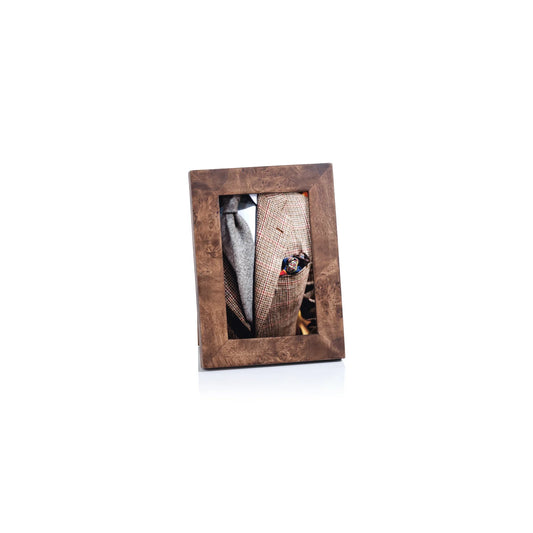 Rosso Burl Wood Frame