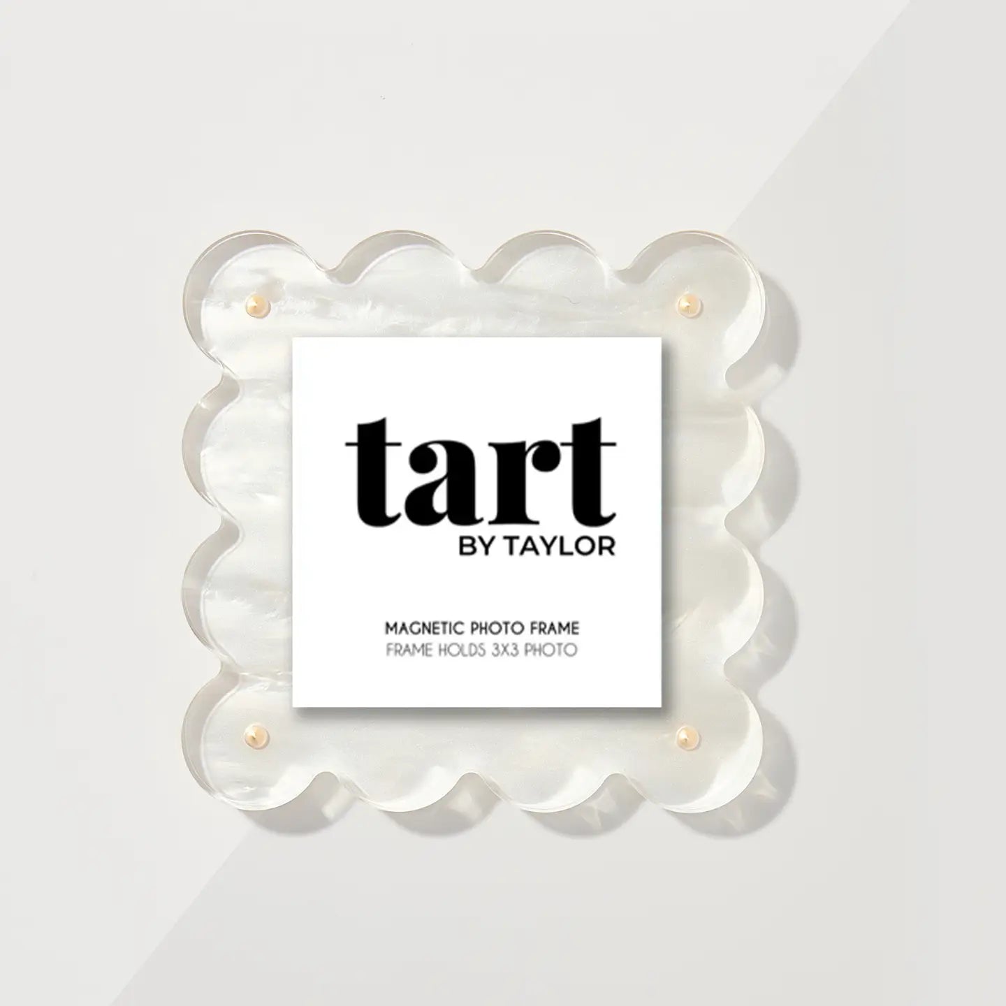 Tart By Taylor Mini Acrylic Scalloped Frame