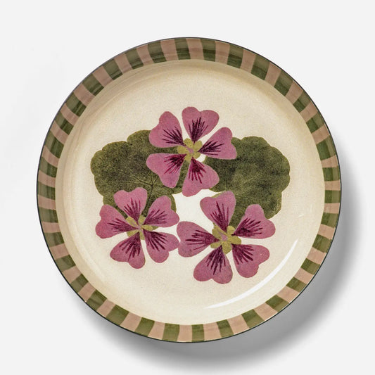 Geranium Enamel Tray
