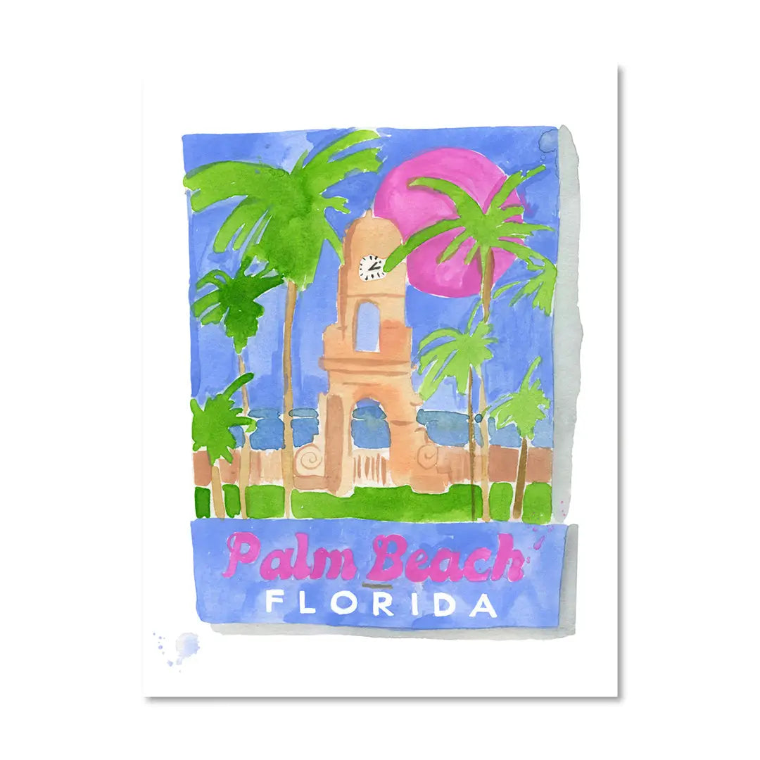 Small Matchbook Watercolor Print - 5 x 7"