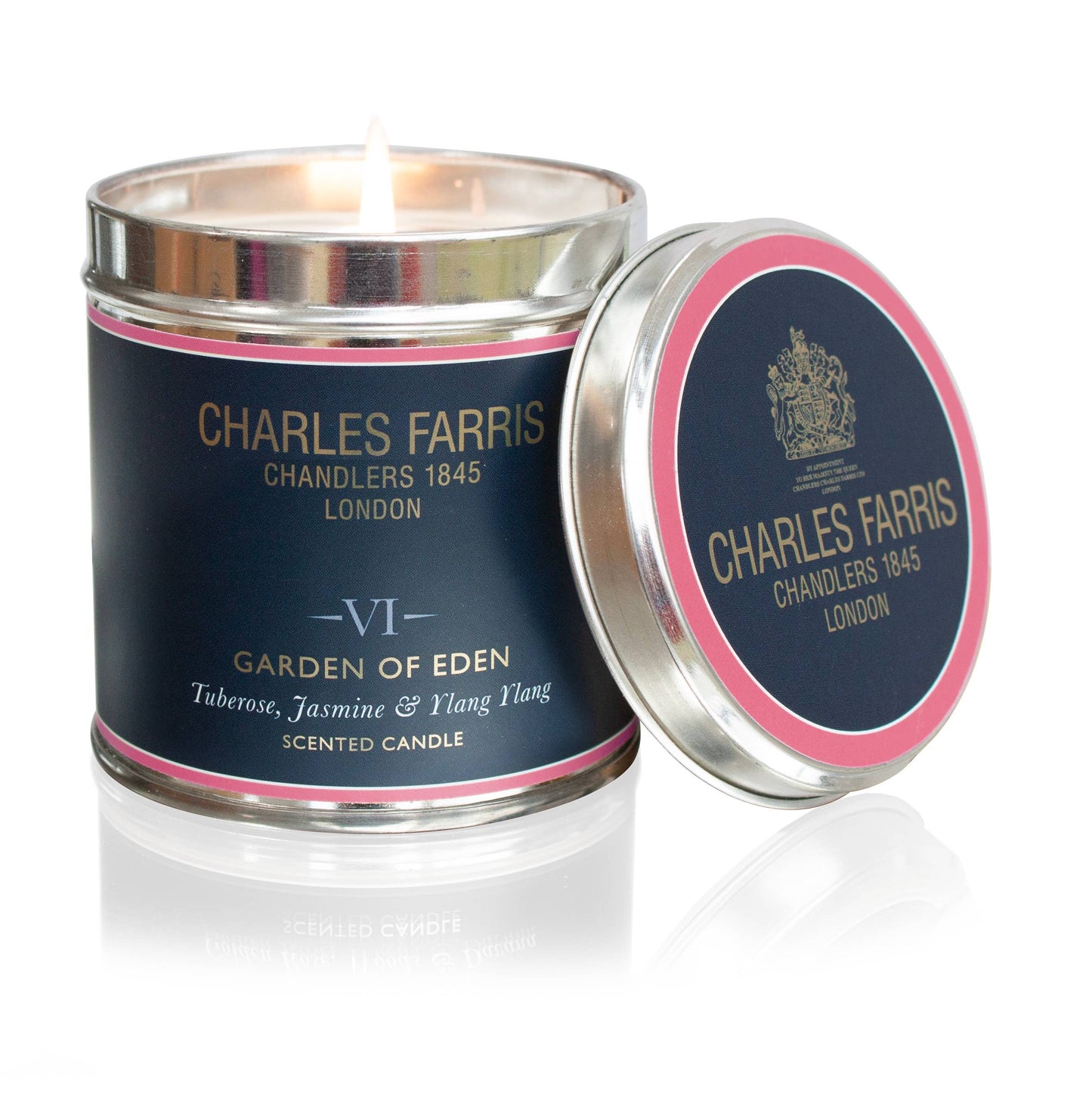 VI Garden Of Eden Tin Candle