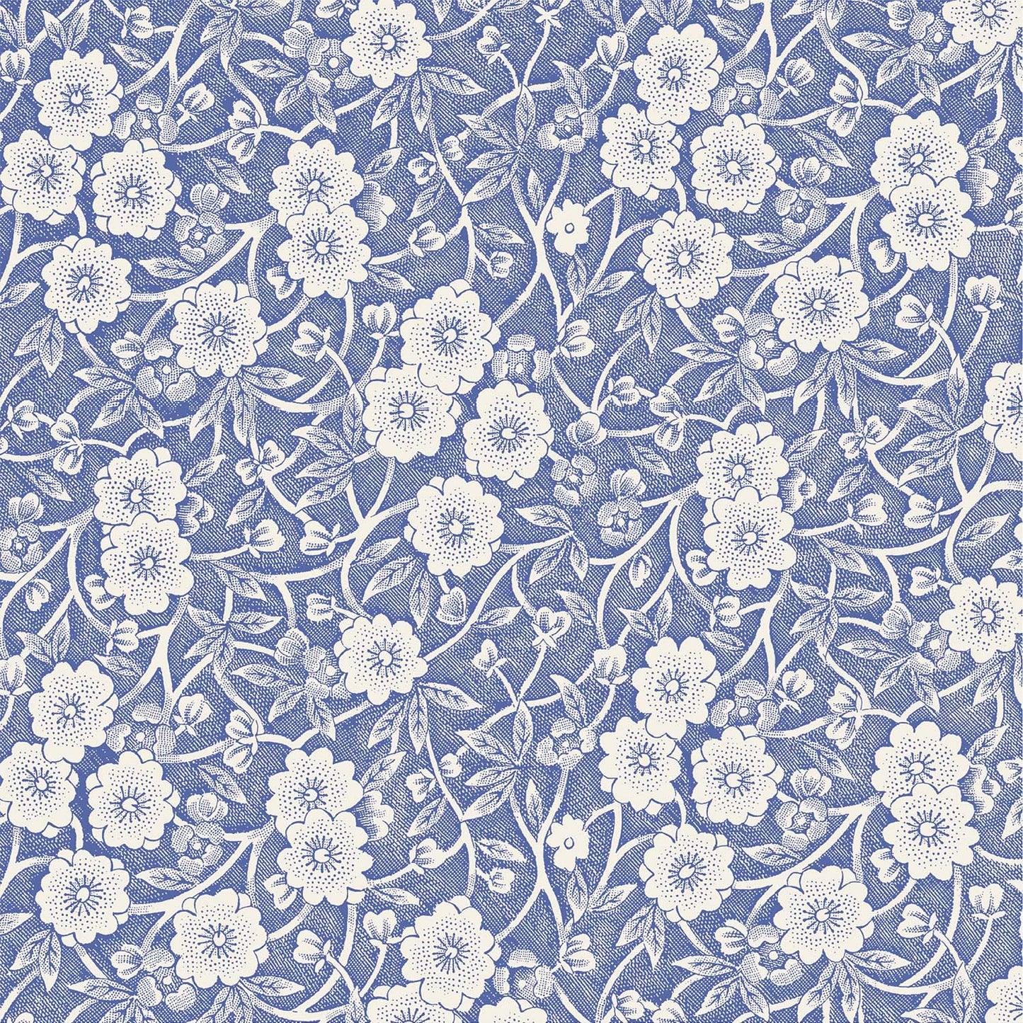Blue Calico Paper Napkins