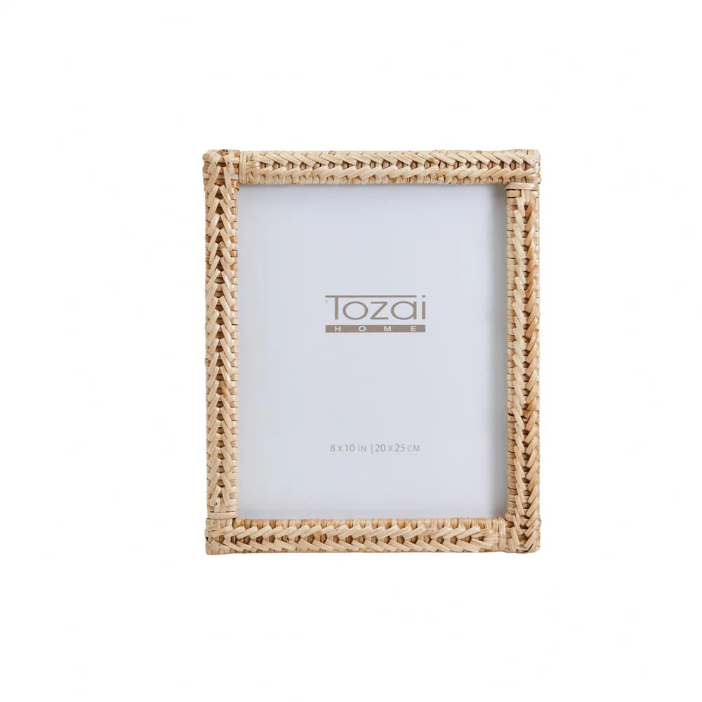 Woven Rattan Photo Frame 5x7