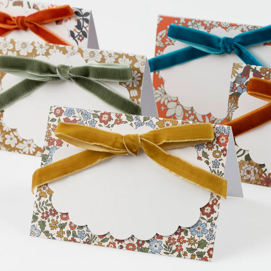 Meri Meri x Liberty Fall Place Cards