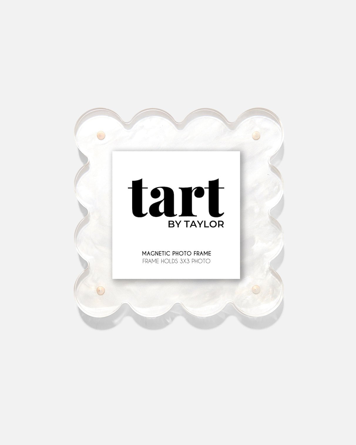 Tart By Taylor Mini Acrylic Scalloped Frame
