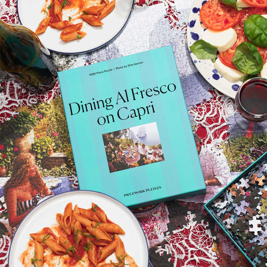 Piecework Dining Al Fresco on Capri