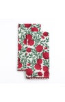 Pomegranate Christmas Tea Towels
